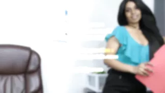 Slutty Tamil Secretary Shows Off Her Skills To Her Boss In Tamil