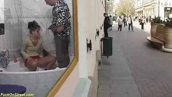 Rough Anal At Public Shopping Street