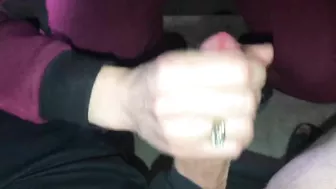 Handjob Cumshots All Over Her Wedding Rings