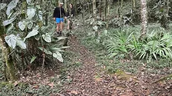 Try Not Cum With This Fuck In The Forest Looking For Some Privacy