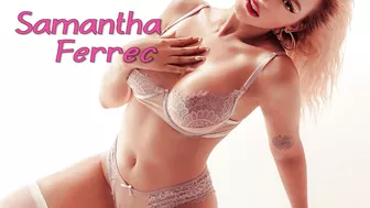 #Unlockingcamster - Samantha Ferrec - Petite Hottie In Black Lingerie Teases To Please You