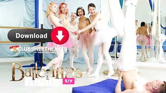 5 Ballerinas Find 1 Cock To Fuck