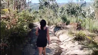 My Friend's Mother Takes Her Clothes Off In The Woods During A Walk