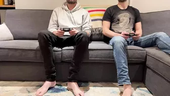 Wife Fucks Husbands Friend During Game Night While He Watches Then Takes Sloppy Seconds