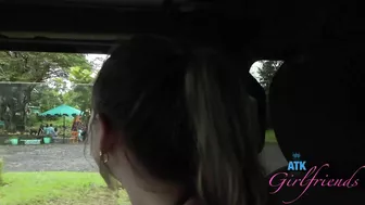 Vacation With A Pornstar! Summer Vixen In Hawaii On The Road And Sucking Cock In Public