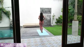 Step Sister Fucked Hard After Yoga