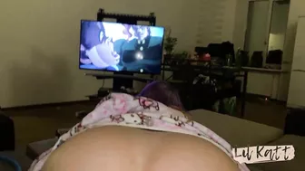 Stepbrother Fuck Me Hard In Front Of The Tv