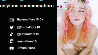 Streamer Gets Horny During Stream And Start Watching Porn - Emma Fiore