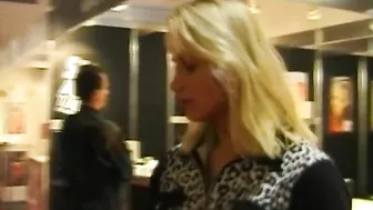 Georges German Blonde Gets Her Asshole Screwed At The Public Bathroom