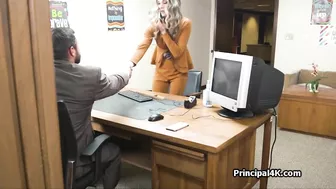 Bossy Milf Ends Up On Fat Dick At The Office