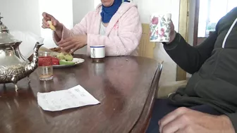 Perverted Muslim Woman Lets Stepson Cum In Her Morning Coffee