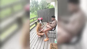 Bunny Fucked Outdoors By Bbc