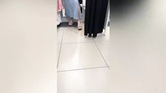 Fitting Room. I Spy On A Busty Beauty Changing Clothes And Fuck Her, Ending Up In Her Pussy