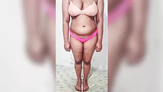 Sexy Figure Girl With Big Tits And Pink Panties Pink Pussy