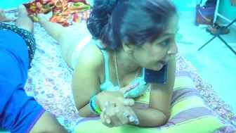 Indian Massage Parlour Main Do Larko Kain Sath Bhabhi Ki Chudai