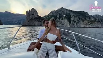 Fucking The Captain On My Boat Tour To Capri While The Crew Watches