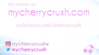 Cherry Crush Teases Butt Plugs And Cums With Fuck Machines