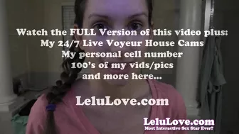 Lelu Love-Pov Bj Cumshot In Braided Hair