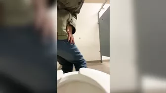 Dirty Blonde Bathroom Pee