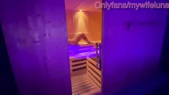 Luna Relaxes In The Sauna But Prefers To Enjoy A Big Cock