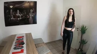 Fuck Me In Leather Leggings And Heels