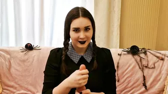 Wednesday' From 'The Addams' Shows You How To Jerk Off And Pleasure Yourself [Joi]