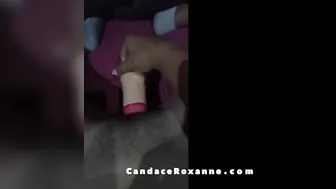 Candace Roxanne Masturbates With Girlfriend's Dildo Part 2