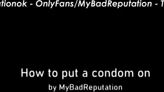 How To Use A Condom… And Fuck. Sex Education