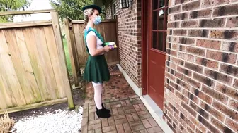 Teen Girlscout Gets Fucked By Old Man And Eats His Cum On A Cookie