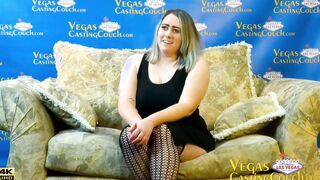 Virgin Ledger - Adorable 24 Yr Huge Titties First Ever On Camera Inside Las Vegas Casting - Pov Masturbation - Deep Doggy Fucking - Deep Throat - Bdsm Orgasm