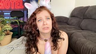 Sir Punishes Bratty Bunny With Long Sex Toys And Overstimulation - Veggiebabyy Full Porn Scene