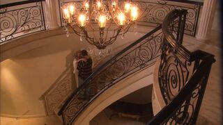 Huge Haired Blonde Submits To A Fierce Nailing On The Stairs