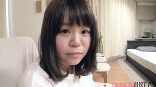 Sweet Japanese 18 Amateur Bares It All For Pov Jizzed