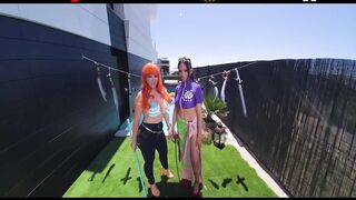 3 Way Adventure With Nami And Nico Inside 1 Piece Xxx Vr Porn