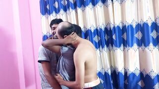 Uttaran20 - Bi Sexual Stepbrother Fucks Yaunger Lovers Joining Hubby Deshi Lovers Sex 3 Way