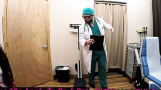 Genesis Gets 1St Gyno Exam By Nurses Aria Nicole & Channy Crossfire As Doctor Tampa Watches