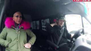 Bumsbus - Tattooed German With Long Breasts Screwed Hard Inside The Backseat - Letsdoeit