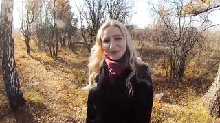 Eighteen Cutie Loves To Suck And Banged! Inside Nature! - Public Point Of View