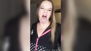 Mandie Maytag: The Pornstar With The Big Tongue. A Compilation