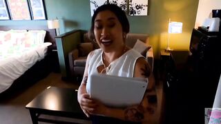 Bubble Butt Chinese Selene Sun Visits Client