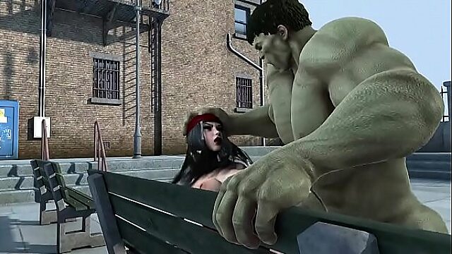 Hulk And Elektra Rough And Dirty Hookup