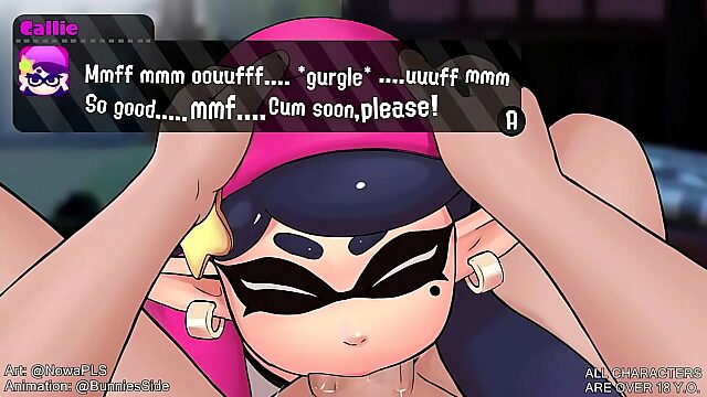 Splatoon Slut Callie Gets Down And Dirty With A Blowjob