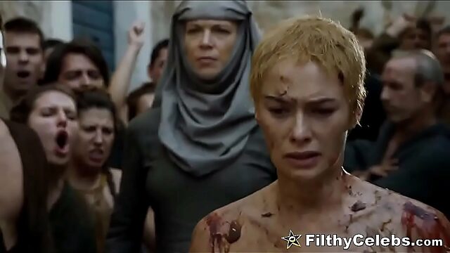 Lena Headey's Shameful Nude Walk In Game Of Thrones Milf Scene