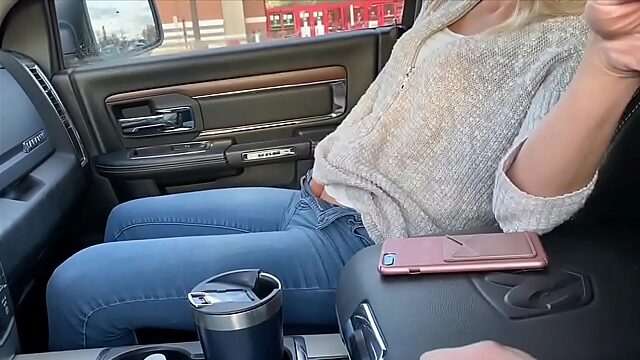 Milf Dominates Petite Babe With Public Masturbation & Vibrator Play