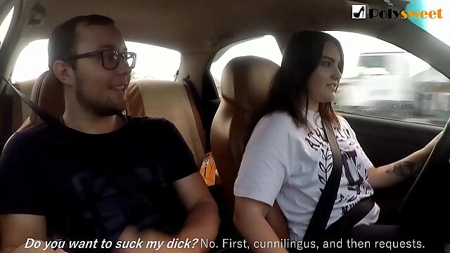 Horny Girl Jerks And Masturbates While Driving Public Roads