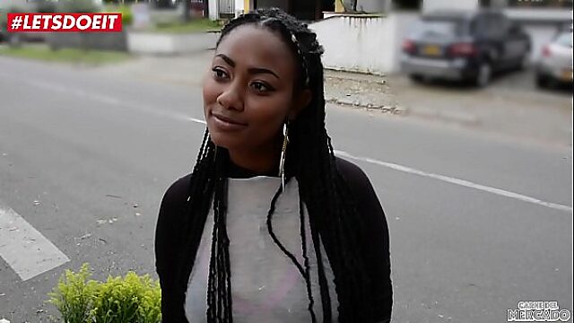 Colombian Ebony Gets Picked Up And Fucked Hard By A Stranger With A Big Cock