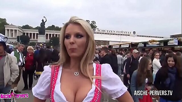 Oktoberfest Public Blowjob And Facial Frenzy