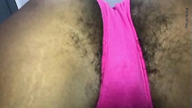 Hairy Ebony Pov Pussy Drenched In Wetness