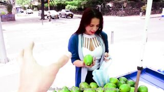 Carnedelmercado - Julia Cruz Slutty Latina Colombiana Teen Rough Outdoor Threesome - Mamacitaz