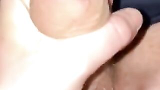 Teasing His Throbbing Wet Cock As The Pre-Cum Drips Down His Shaft